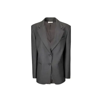 SportMax Baffo Single Breasted Long Sleeved Jacket