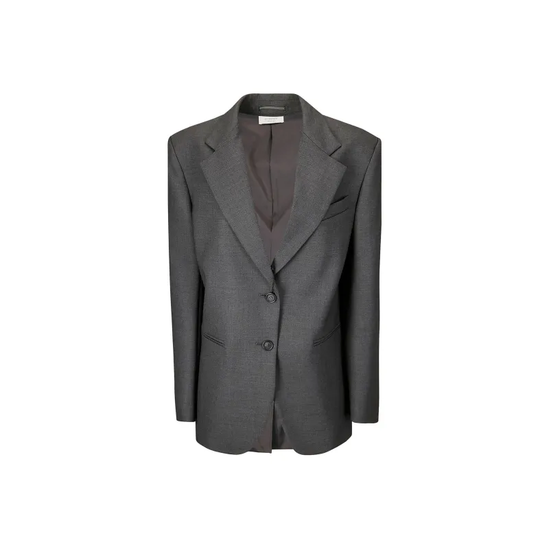 SportMax Baffo Single Breasted Long Sleeved Jacket-0