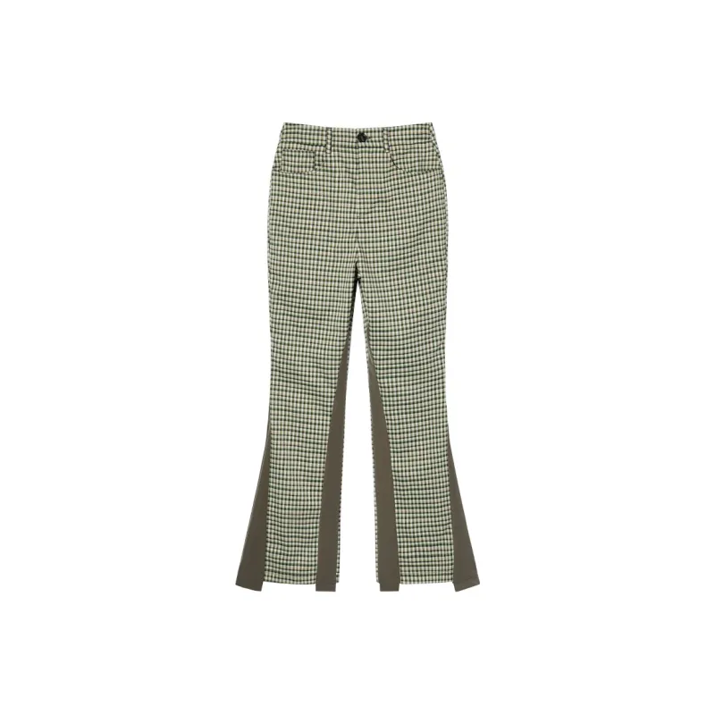 I'M ONE Casual Pants Women's Plaid-0