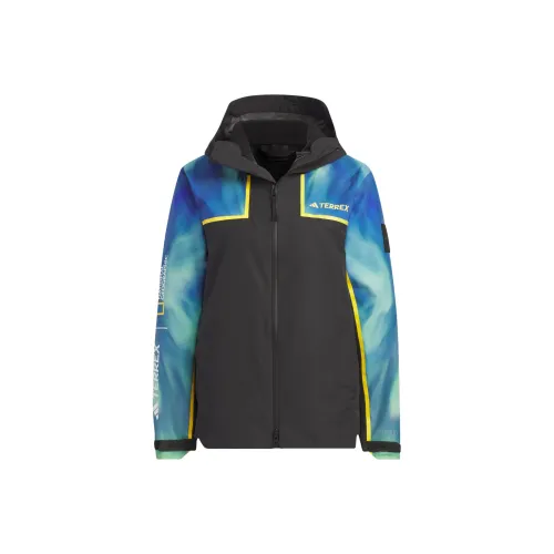 Adidas Waterproof Windbreaker rain Women's Black