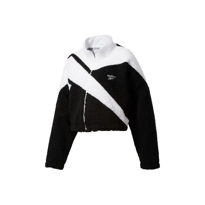 Reebok CLASSICS PF SHERPA Jackets Coats Women's Black-0