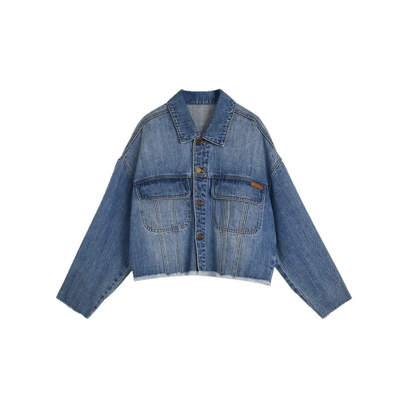 ELLE Denim Jackets Women's Blue-0