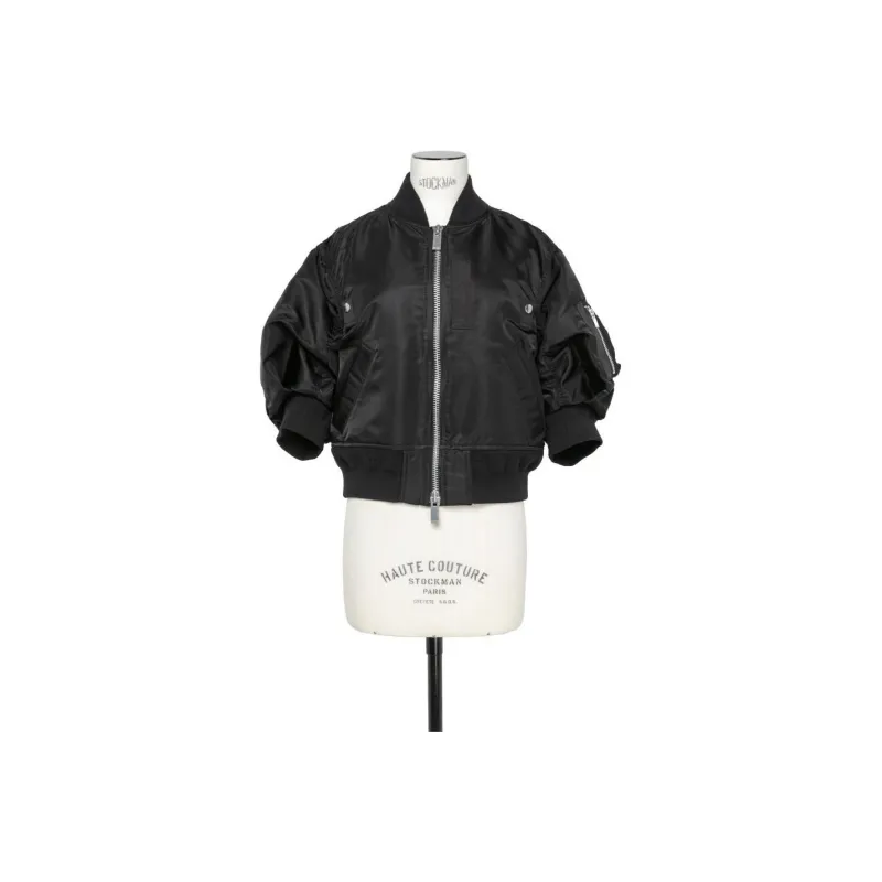 Sacai Nylon Twill Blouson 'Black'-0