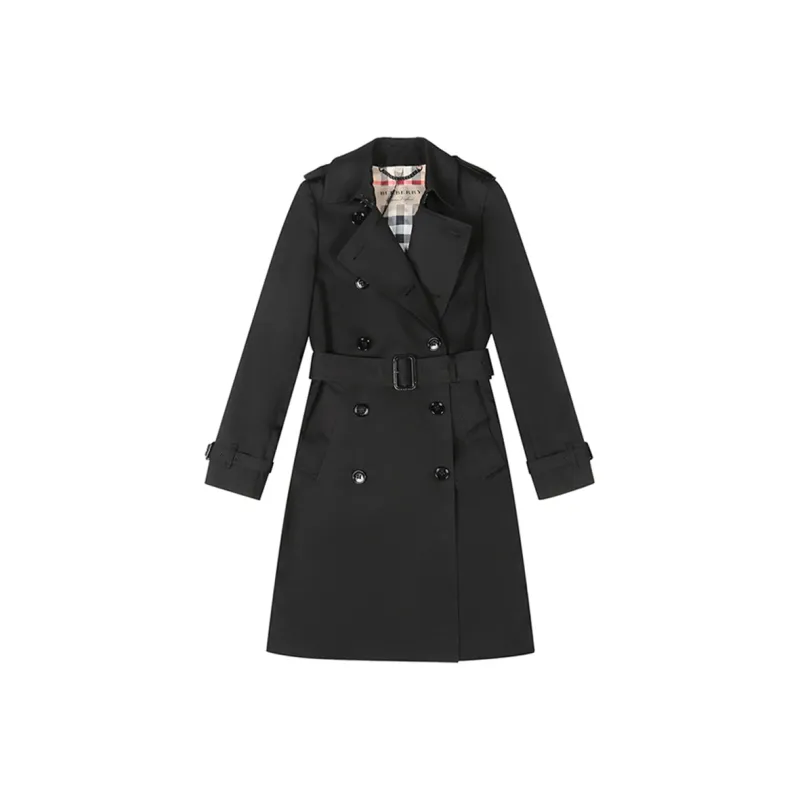 Burberry Trench Coat Women's Black-0
