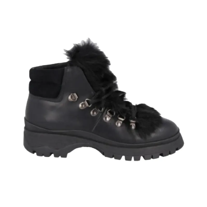 PRADA Brixxen Ankle Boots Women's Black-1