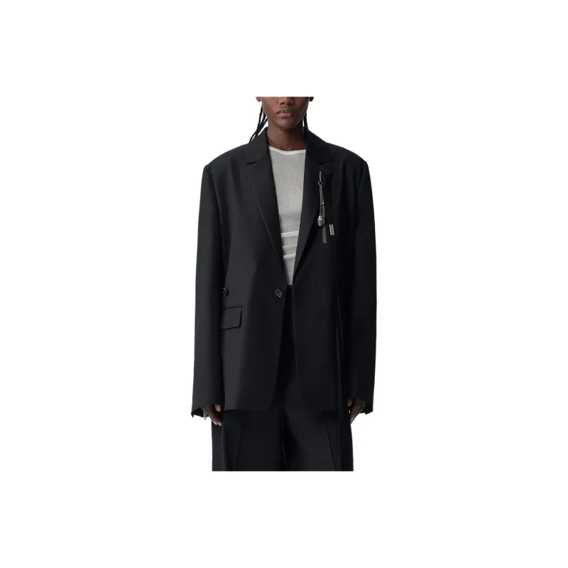 Ann Demeulemeester Elin Asymmetric Tailored Blazer-0