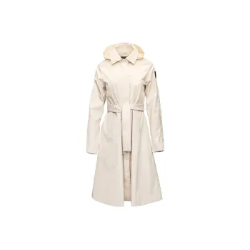 Nobis IVY Trench Coat Women's Porcelain Light White