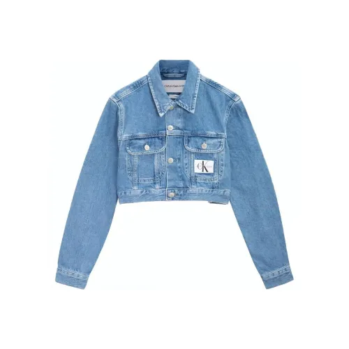 CK/Calvin Klein Denim Jacket Women's Sky Blue