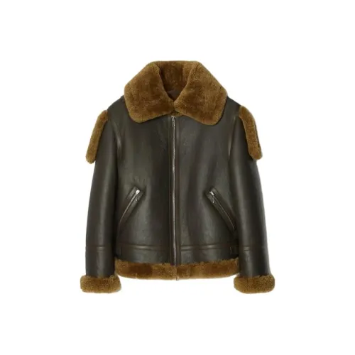 Burberry Shearling Leather Aviator Giuseppe