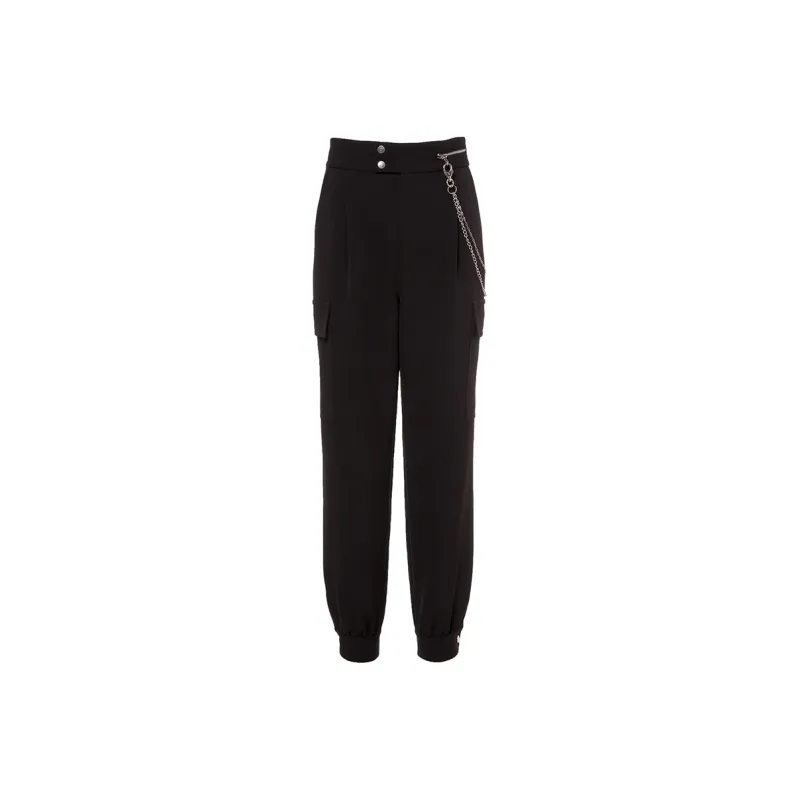 LOFT SHINE Casual Pants Women's Black-0