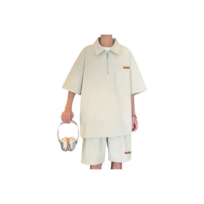 MARK WAFFLE Shirt Matching Set Unisex-9