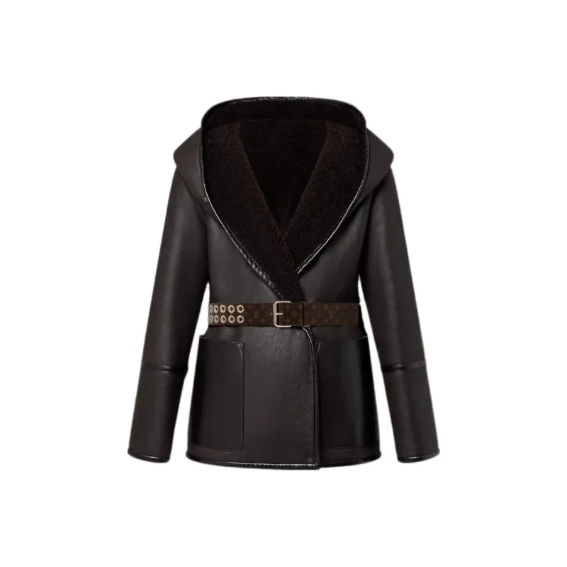 LOUIS VUITTON Signature Short Reversible Wrap Coat-0