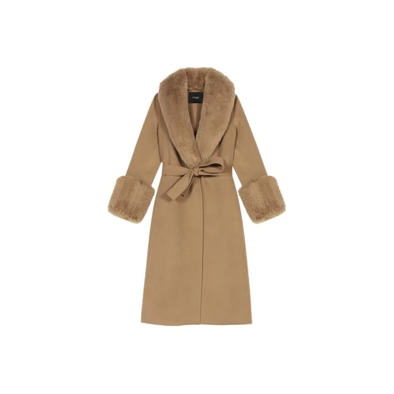 Maje Coats Women's Camel-0