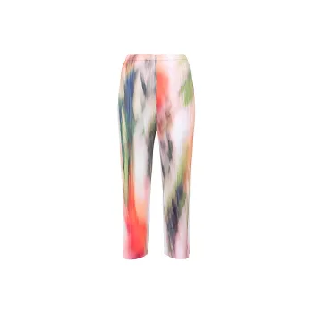 PLEATS PLEASE ISSEY MIYAKE Turnip Spinach Plissé Trousers
