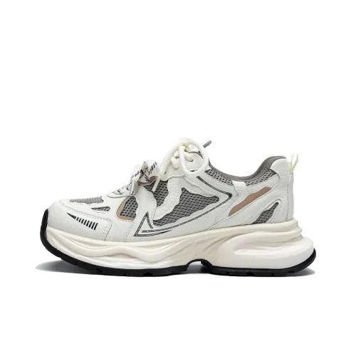 FAIRWHALE Chunky Sneakers Women's Low Top