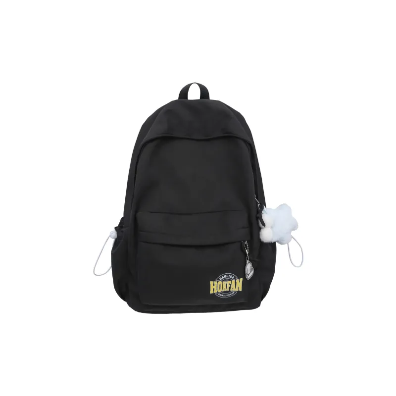 AIBAG Nylon Backpack Unisex Purple/Blue/Pink/Red/Black/White-14