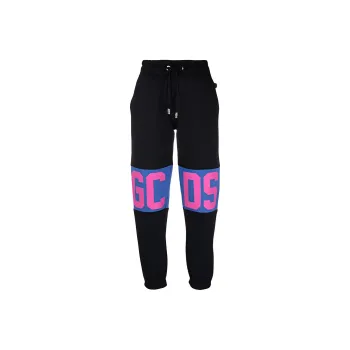 GCDS Logo Printed Drawstring Pants