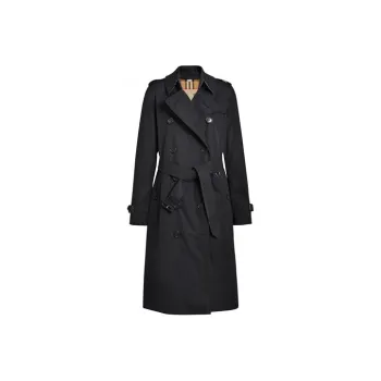 Burberry Trench Coats Women's Blue