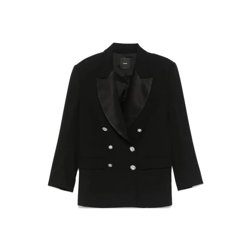 PINKO Vallini Double Breasted Tailored Blazer-0