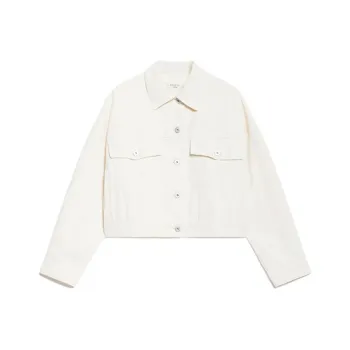 WEEKEND MaxMara Denim Jacket Women's White