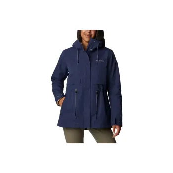 Columbia Drop Ridge Windbreaker Jackets Women's Navy Blue