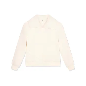 QIAODAN Velvet feel Coat Women's Cream White