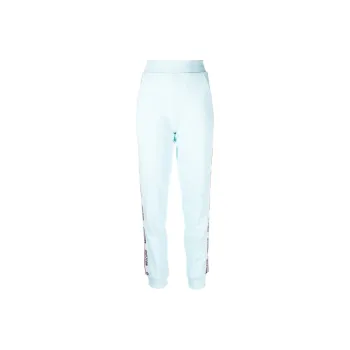 MOSCHINO Knitted Sweatpants Women's Blue
