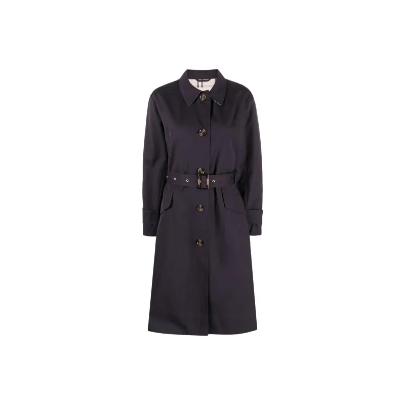 BARBOUR Trench Coats Women's Midnight Blue-0