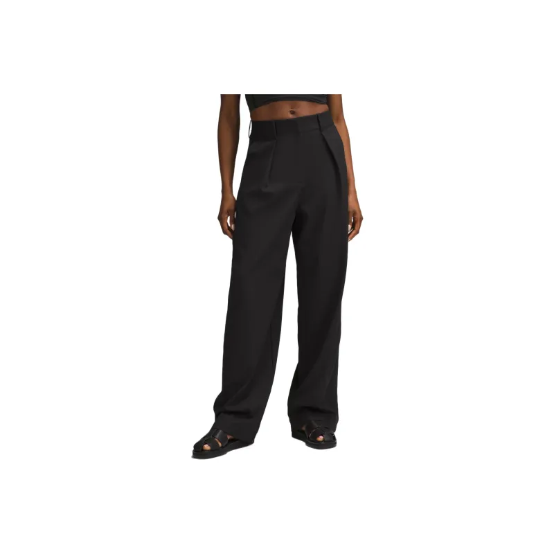 Lululemon Modal-BlendPleated High-Rise Casual Pants Women's-4