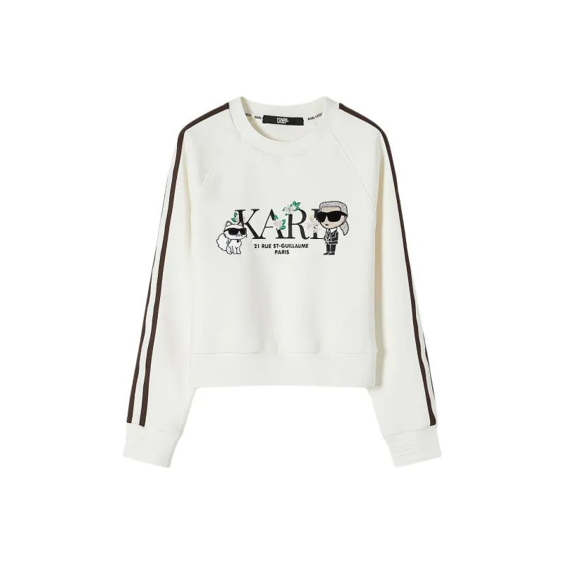 KARL LAGERFELD FW24 Sweatshirt Women's White-0
