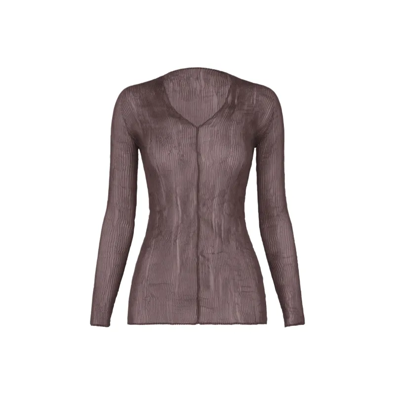 ISSEY MIYAKE Chiffon Top-0