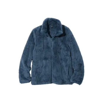 UNIQLO Velvet Jackets Women's Sea Blue