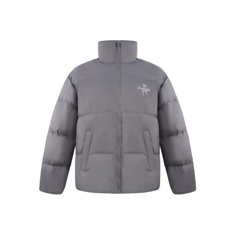 ELEVEN SLEEP Stand Collar Zip Closure Puffer Jacket Unisex-0