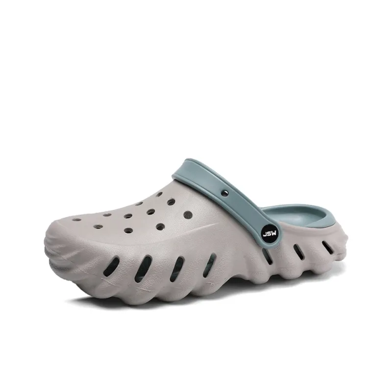 JEANSWEST Classic Patchwork Design Clogs Unisex-9