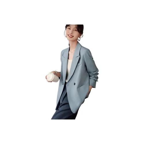XWI Business Suit Women's Gray Blue