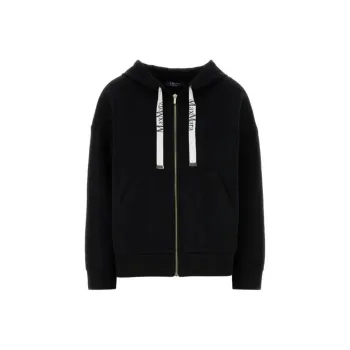 'S MAX MARA Jour Zip Up Drawstring Hoodie