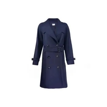 Burberry SS24 Coats Women's Dark Blue