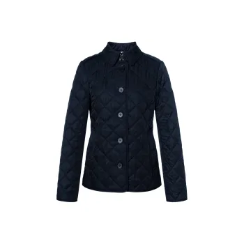 Burberry Diamond Quilted Jacket Navy