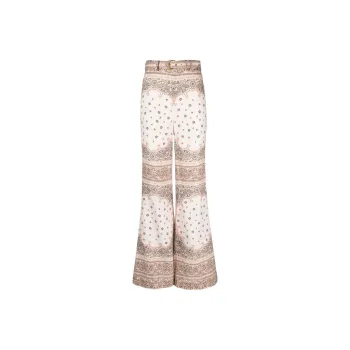 Zimmermann Belted Wide Leg Pants