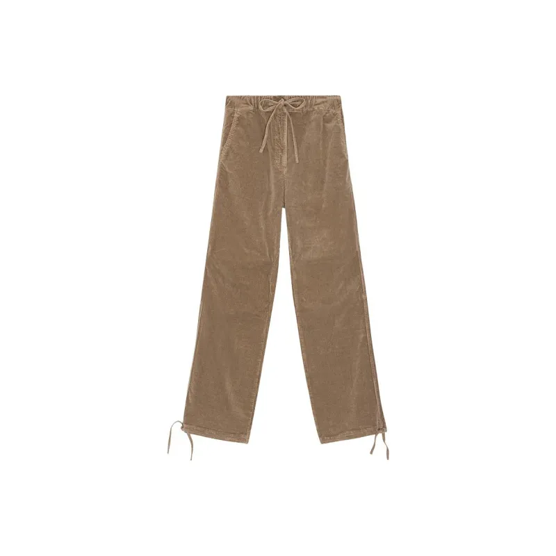 GANNI Corduroy Organic Cotton Trousers-0