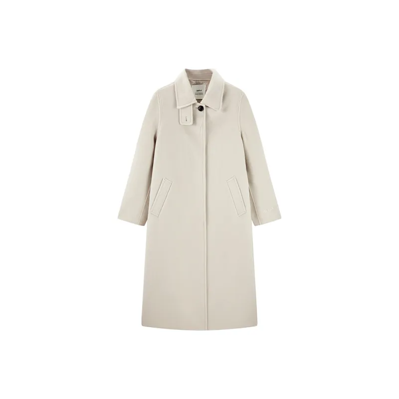 PEACEBIRD x Juan Salazar Coat Women's Light Gray-0