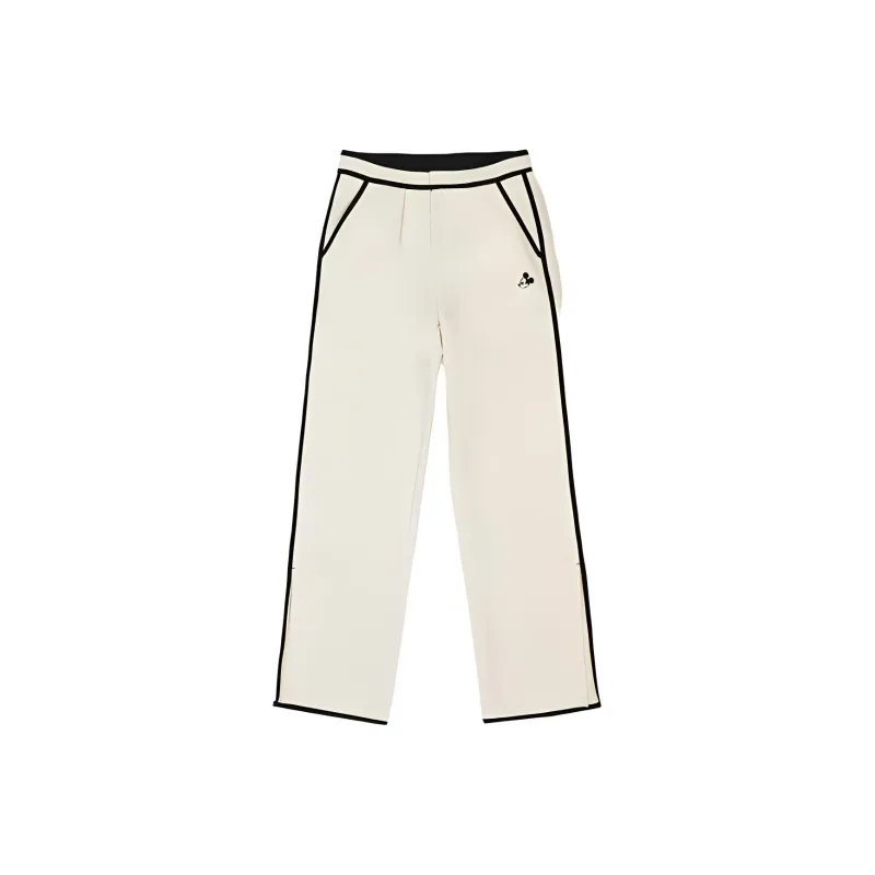 LI NING 1990 Casual Pants Women's Light Antique Yellow-0