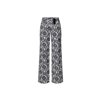LOUIS VUITTON Sequin Flower Print Jeans
