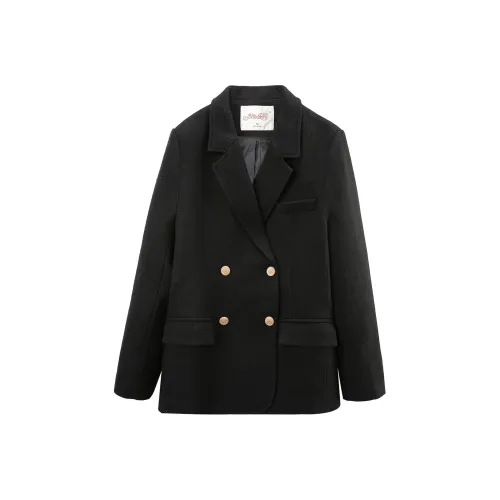 A paradise for awakening Coats Women's Black