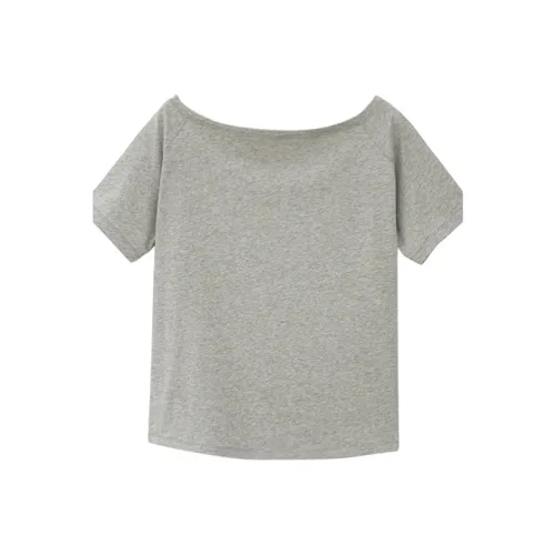 HEISU Drop Shoulder Sleeve T Shirt Women's