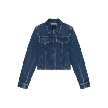 Givenchy Denim Jackets Women's Denim Blue