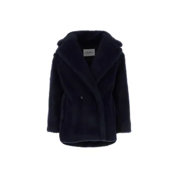 MaxMara Olga Double-Breasted Teddy Coat
