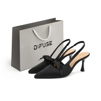 D FUSE SCANDINAVIA Slim Heel High Heels Women's Black