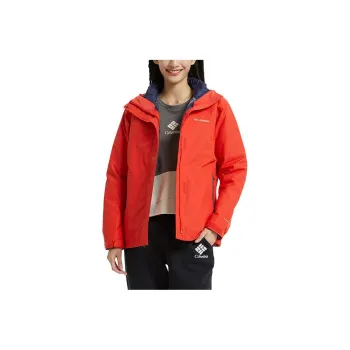Columbia Waterproof, Windproof, Abrasion Resistant, Thermal Windbreaker Jacket Women's Red