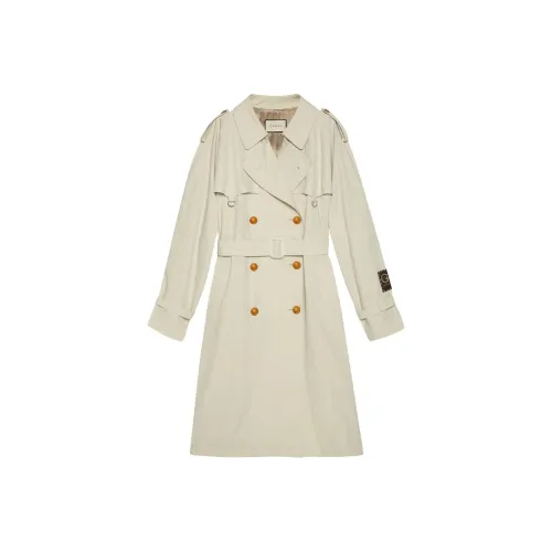 GUCCI Logo patch Trench Coat